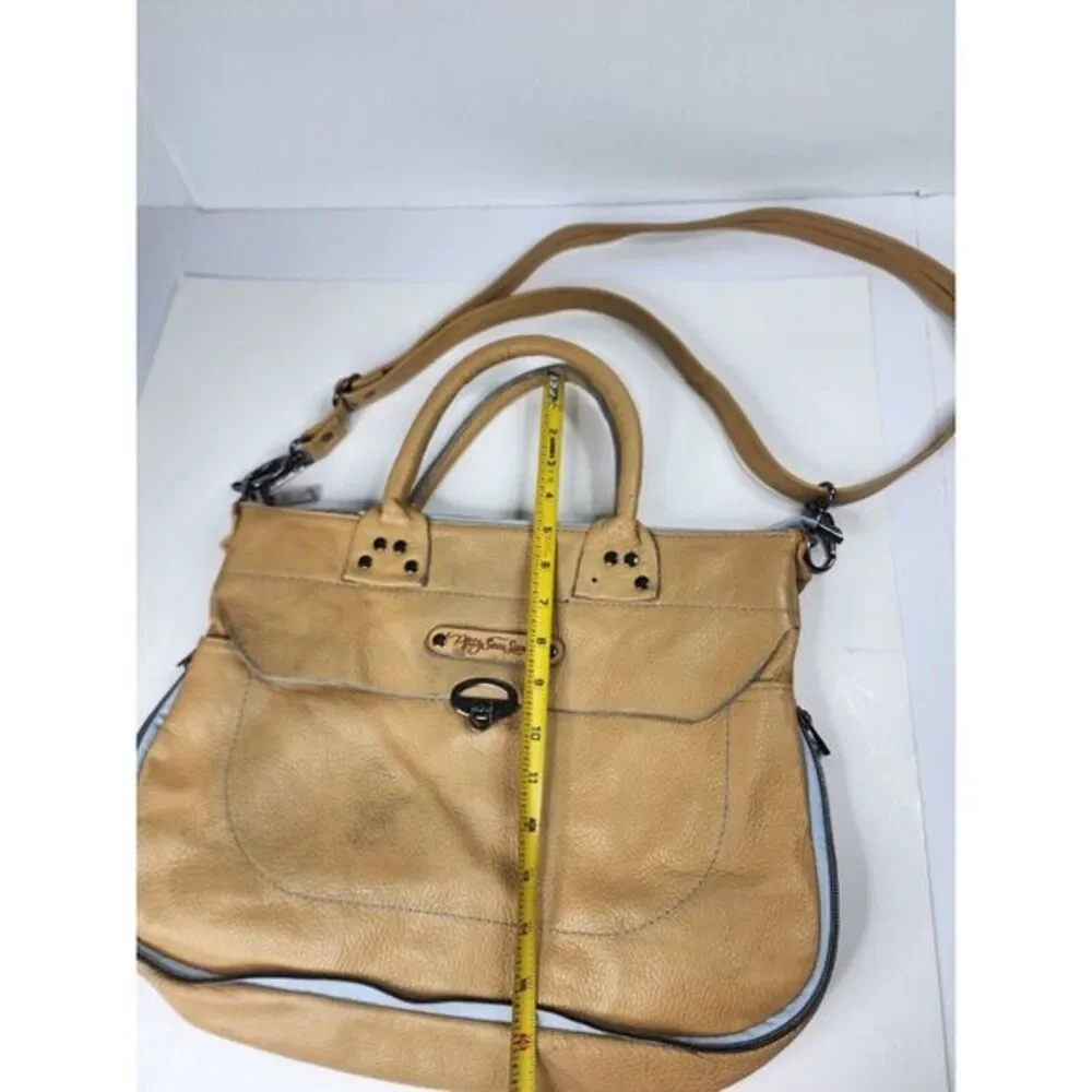 Cascina -‎ Made to Order - Pebble Grain Hobo Shoulder Bag Purse Brown Large